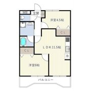 INOVE日野台の間取り画像