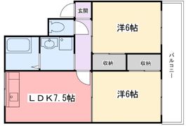 第一青山ハイツの間取り画像