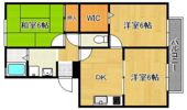 ドミール北開地の間取り画像