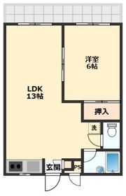 アーバンハイツビーハイヴの間取り画像
