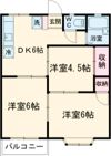 エレガントハイツAの間取り画像