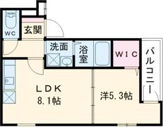 フジパレス住道Ⅰ番館の間取り画像