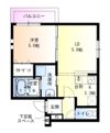 フジパレス住道Ⅲ番館の間取り画像