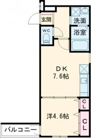 フジパレス住道Ⅲ番館の間取り画像