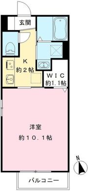 Prendre（プランドール）B棟の間取り画像
