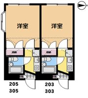 ジョイパレス平塚の間取り画像
