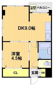 田中ハイツの間取り画像