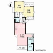 リーヴス薬院の間取り画像