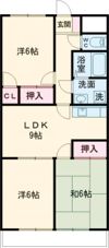 ユトリロ市場台の間取り画像