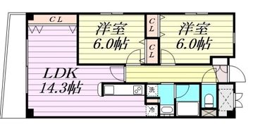 シンフォニー柏木の間取り画像