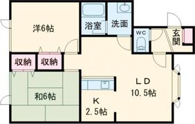 コーポ潤の間取り画像