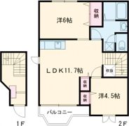 シャンリバーレの間取り画像