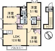 サンモール C棟の間取り画像