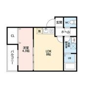 Well-being鶴橋の間取り画像