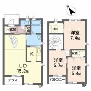 シャーメゾン松江の間取り画像