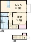 リヴィエールⅡの間取り画像