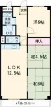 奥田第一ビルの間取り画像