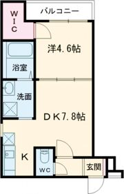 フジパレス瓜生堂の間取り画像