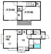 長沼戸建の間取り画像