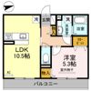 プランドール花田Ⅱの間取り画像