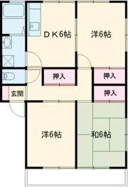 ハイツK＆Y B棟の間取り画像
