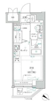 クラリッサ川崎ソレイユの間取り画像