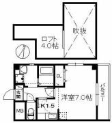 アリエスTAKATORIの間取り画像
