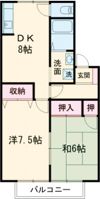 サンパティーク雅の間取り画像