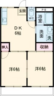 エスポワール北原の間取り画像