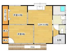 アイハウス早水の間取り画像