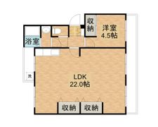 野崎マンションの間取り画像