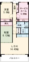 LA相浦の間取り画像