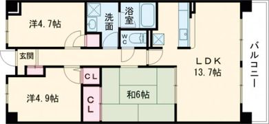 大拓メゾン野田の間取り画像