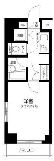 ルーブル渋谷松濤の間取り画像