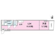 FUKUMI APARTMENTの間取り画像