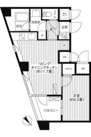 コスモリード新宿余丁町の間取り画像