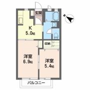 ベルハイム参番館Dの間取り画像