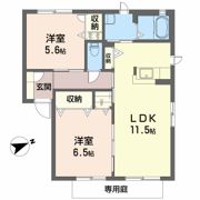 サンビーム串山 E棟の間取り画像
