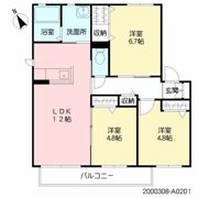 メゾン蛍ヶ丘 D棟の間取り画像