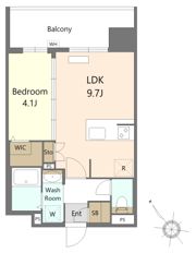 S-RESIDENCE博多駅東awesomeの間取り画像
