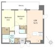 S-RESIDENCE博多駅東awesomeの間取り画像