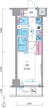 GENOVIA南千住Ⅴskygardenの間取り画像