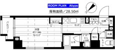 グランドコンシェルジュ早稲田の間取り画像