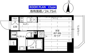 ステージファースト北千住の間取り画像