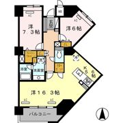 ロイヤルパークス豊洲の間取り画像