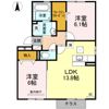 ラフィネ東深津 A棟の間取り画像