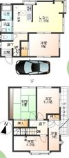 暁町A貸家の間取り画像