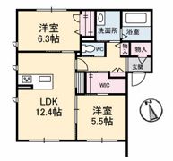 グランマスト ベレオ林町 A棟の間取り画像