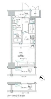 クラリッサ川崎ソレイユの間取り画像