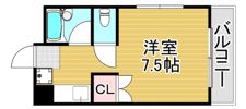 リベルテ西片江の間取り画像